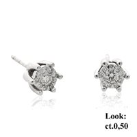 Orecchini Chimento Donna Bouquet in Oro bianco Diamante 0.33 Ct 1OFE050BB5000 - 1OFE050BB5000